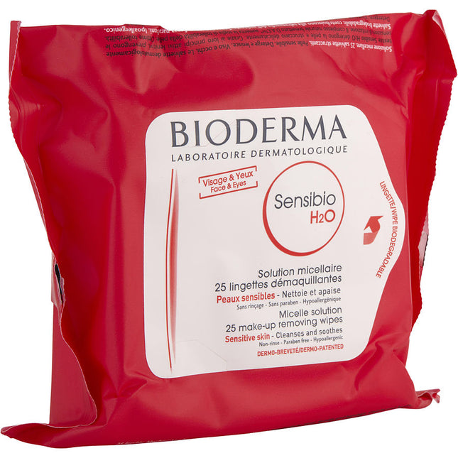 Sensibio H2o Wipes 25ct Bioderma