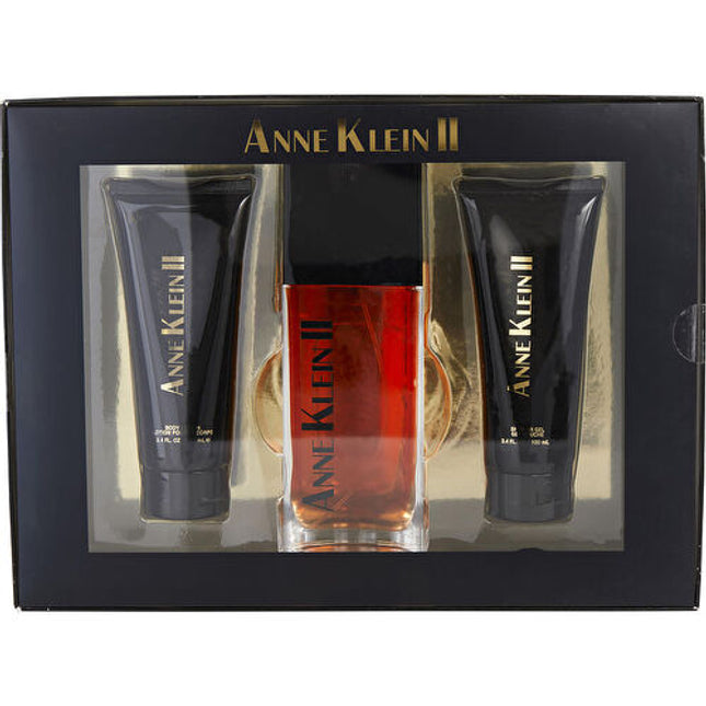 Anne Klein II 3 Piece Gift Set For Women With 3.4 Oz EDP Spray, Body Lotion & Shower Gel Anne Klein