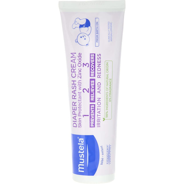 Mustela Diaper Rash Cream - Skin Protectant With Zinc Oxide 108g/3.8oz