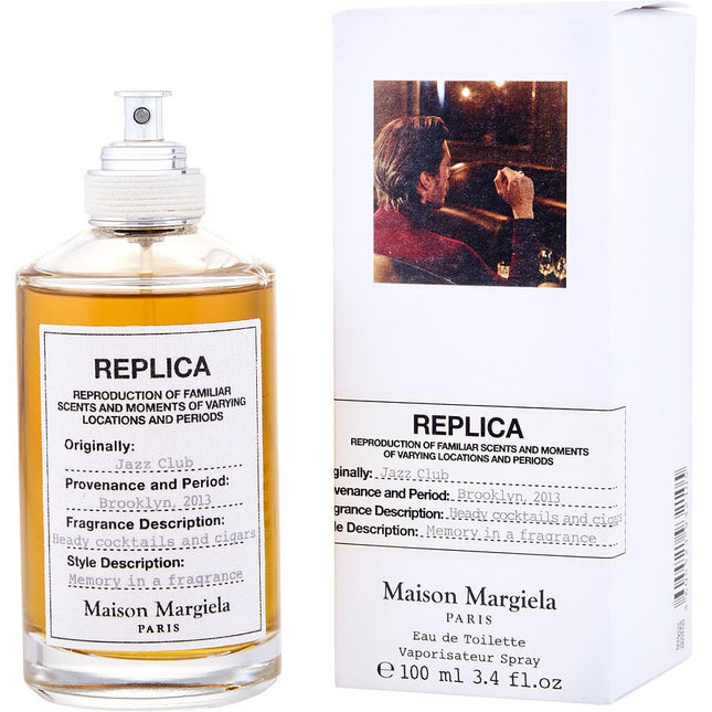 Replica Jazz Club By Maison Margiela Edt Refillable Spray 3.4 Oz