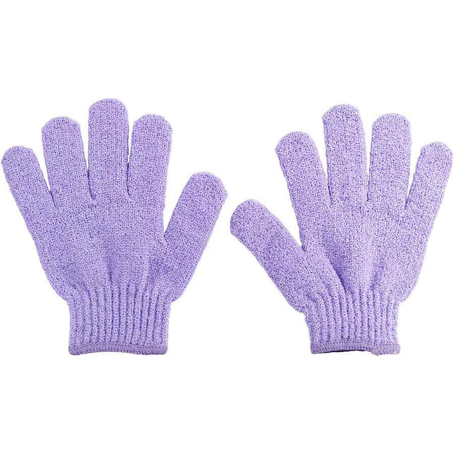 Spa Accessories Spa Sister Exfoliating Spa Gloves - Purple
