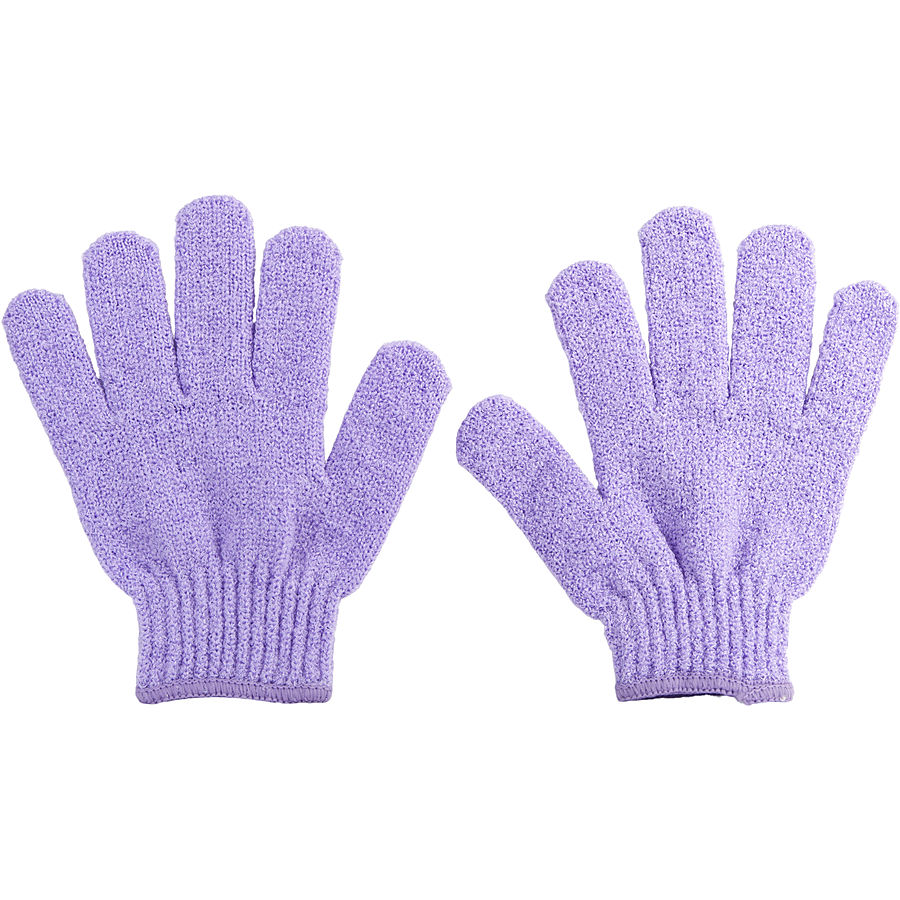 Spa Accessories Spa Sister Exfoliating Spa Gloves - Purple