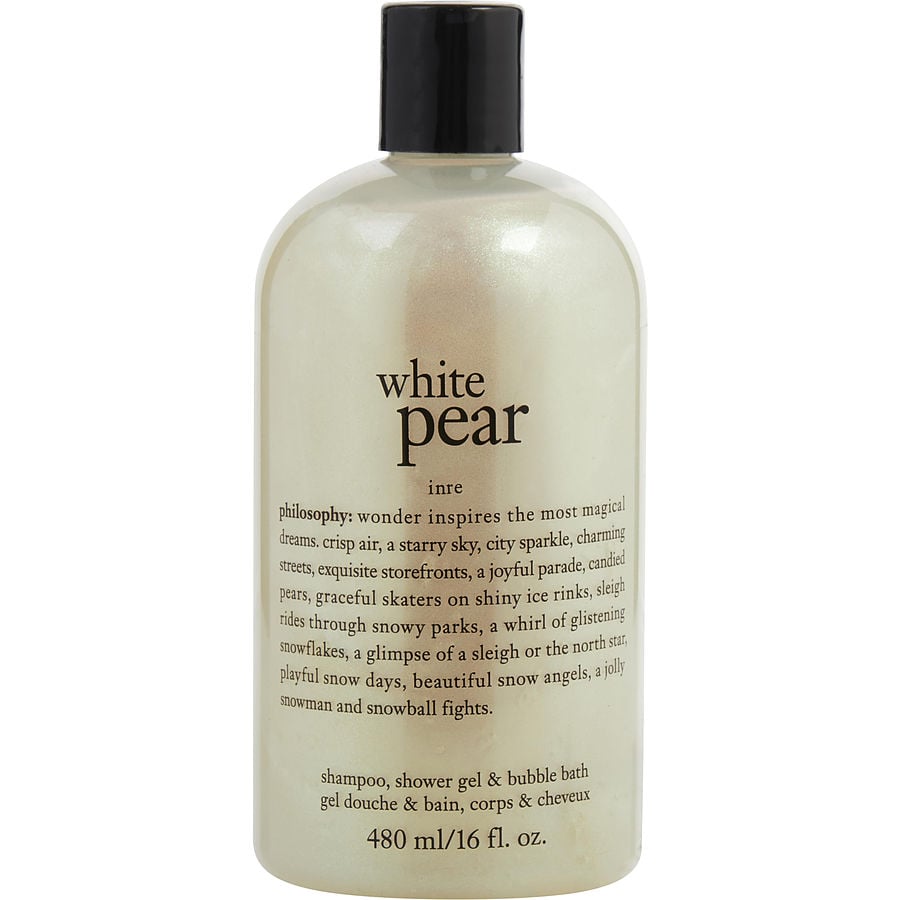 Philosophy White Pear Shampoo, Shower Gel & Bubble Bath 480ml/16oz