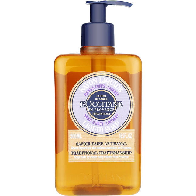 L'Occitane Lavender Liquid Soap For Hands & Body 500ml/16.9oz