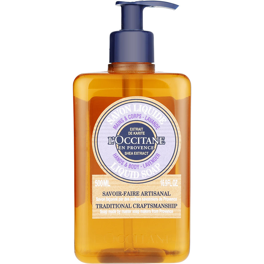 L'Occitane Lavender Liquid Soap For Hands & Body 500ml/16.9oz
