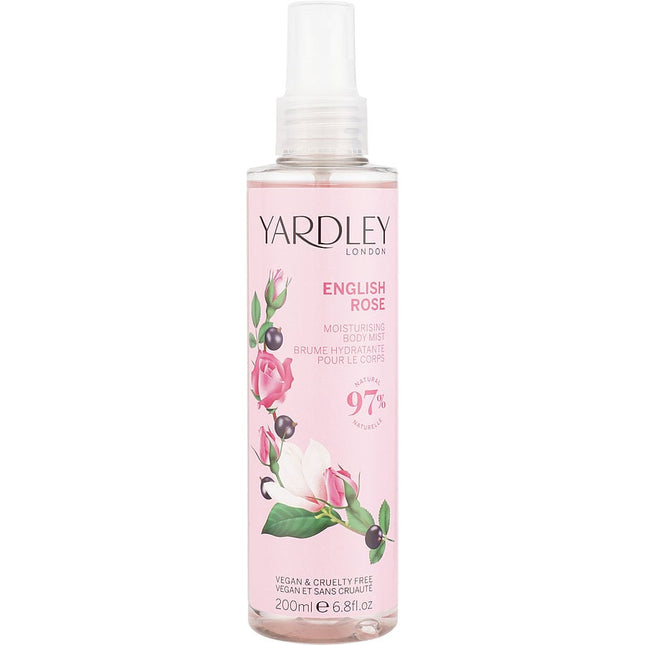 Yardley English Rose Fragrance By Yardley Body Mist 6.7 Oz Yardley