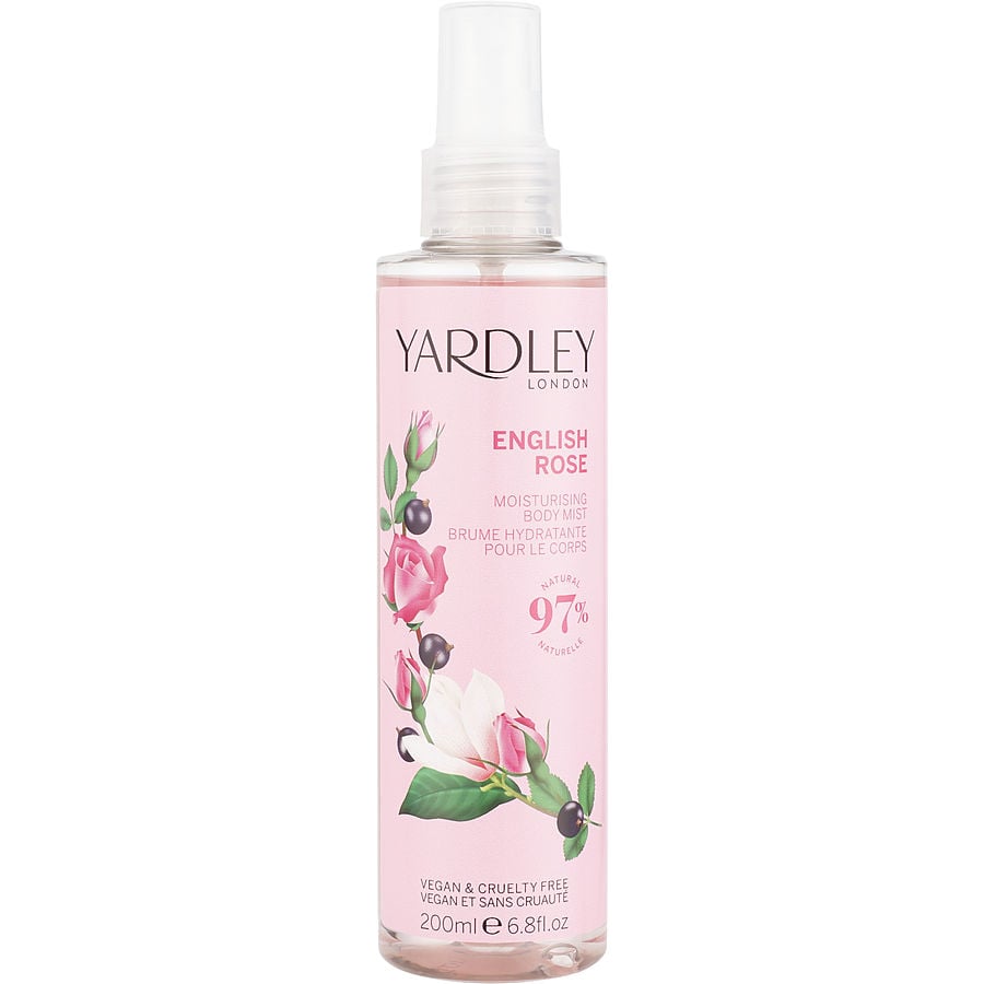 Yardley English Rose Fragrance By Yardley Body Mist 6.7 Oz Yardley