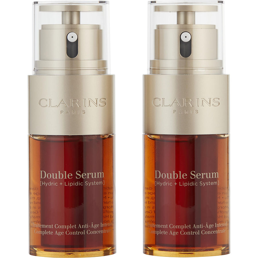 Clarins Travel Set: 2 X Double Serum Complete Age Control Concentrate 30ml/1oz Pcs
