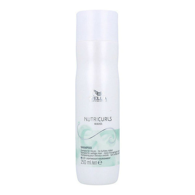 Wella Professionals Nutricurls Waves Shampoo 250ml - For Waves, 250 ml for Unisex
