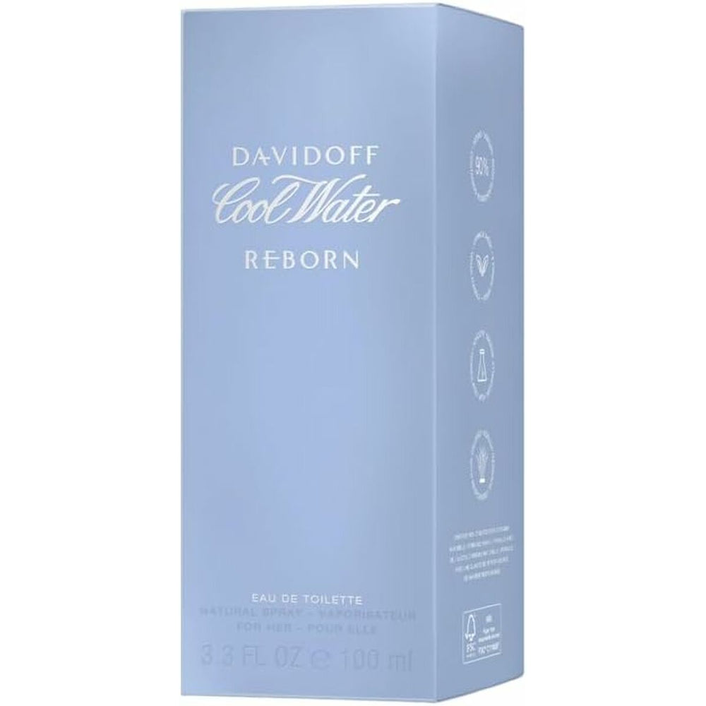 Davidoff Cool Water Reborn for Her Eau de Toilette 100ml Spray, 100 ml for Women