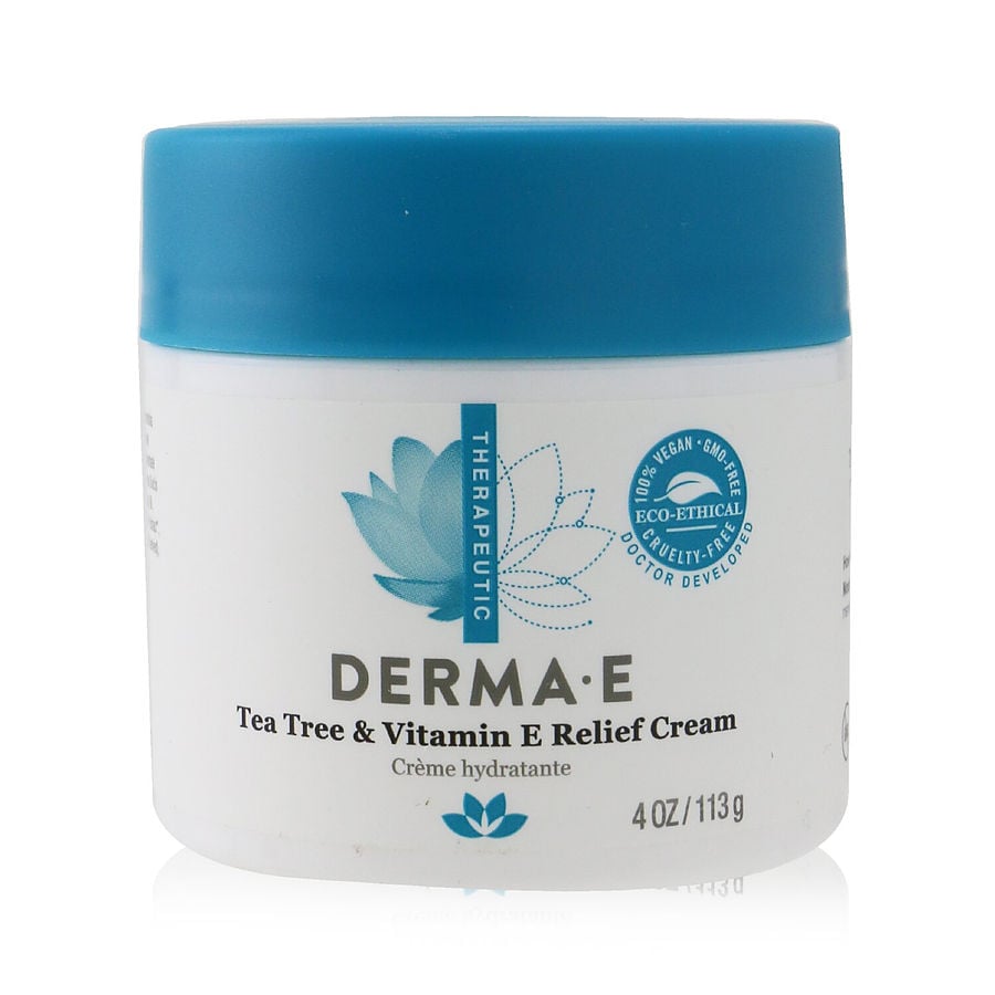 Derma E Therapeutic Tea Tree & Vitamin Relief Cream 113g/4oz