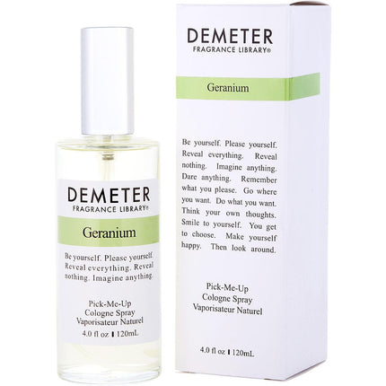 Demeter Geranium By Demeter Cologne Spray 4 Oz