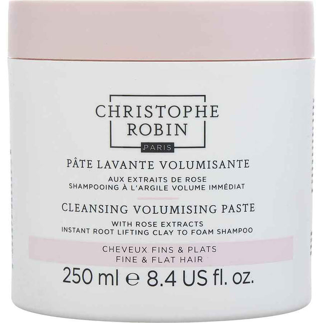 Christophe Robin Cleansing Volumizing Paste With Pure Rassoul Clar & Rose Extract 8.5 oz