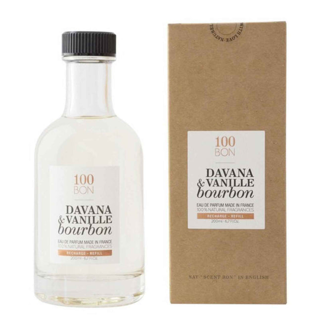 100 Bon Davana & Vanille Bourbon – Eau de Parfum Unisex, Refill, 200 ml