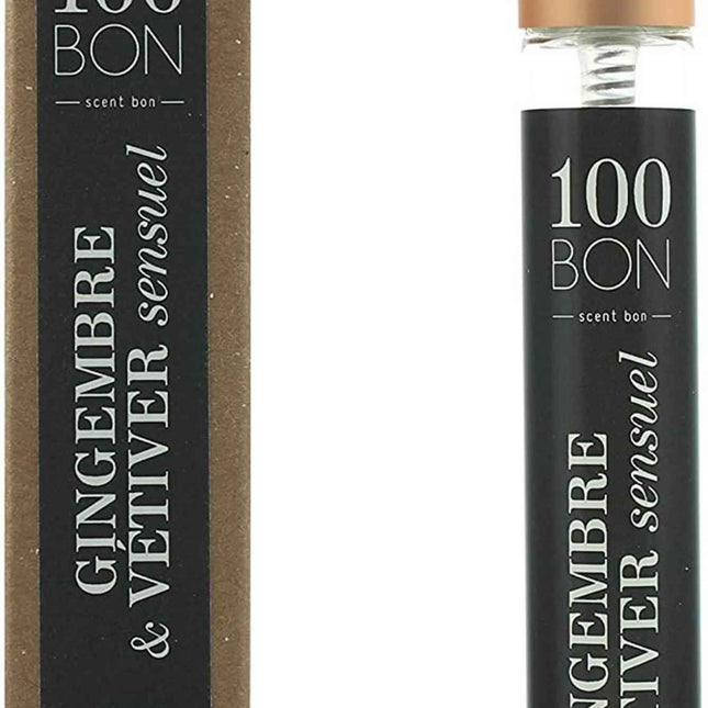 100 Bon Gingembre & Vetiver Sensuel – Eau de Parfum Unisex, 10 ml