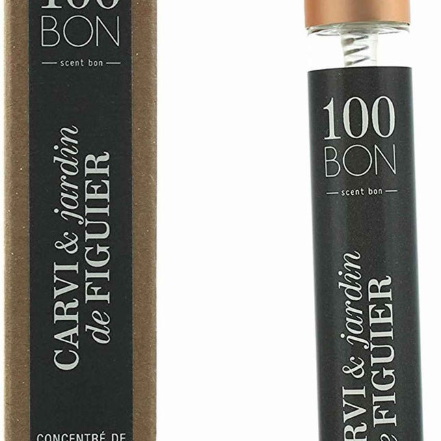 100 Bon Carvi & Jardin de Figuier – Eau de Parfum Unisex, Refillable, 10 ml