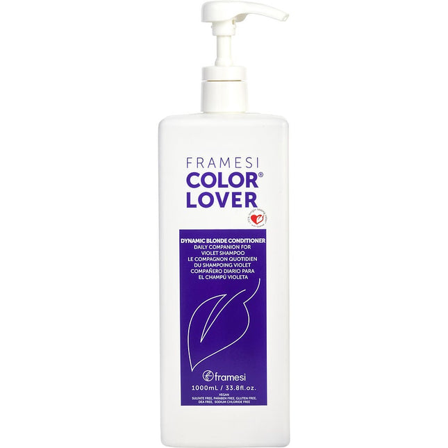 Color Lover Dynamic Blonde Conditioner 33.8 Oz Framesi