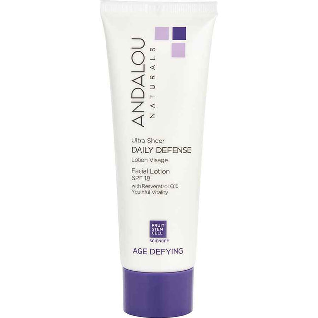 Andalou Naturals Ultra Sheer Daily Defense Facial Lotion Spf 18 80ml/2.7oz