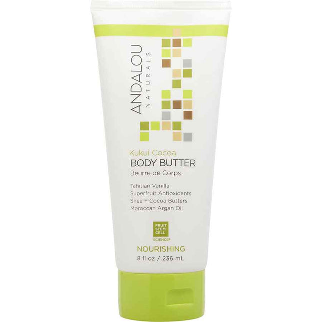 Andalou Naturals Kukui Cocoa Nourishing Body Butter 236ml/8oz