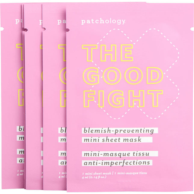 Patchology The Good Fight Blemish-Preventing Mini Sheet Mask --5 X 4ml/0.68oz