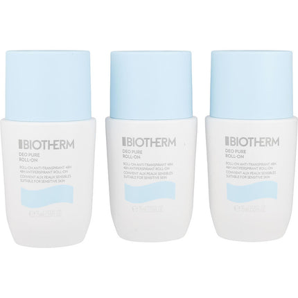 Set-deo Pure Trio Antiperspirant Roll-on ( Alcohol Free  )--3x75ml/2.53oz