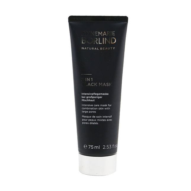 2 In 1 Black Mask - Intensive Care Mask For Combination Skin With Large Pores  --75ml/2.53oz Annemarie Borlind