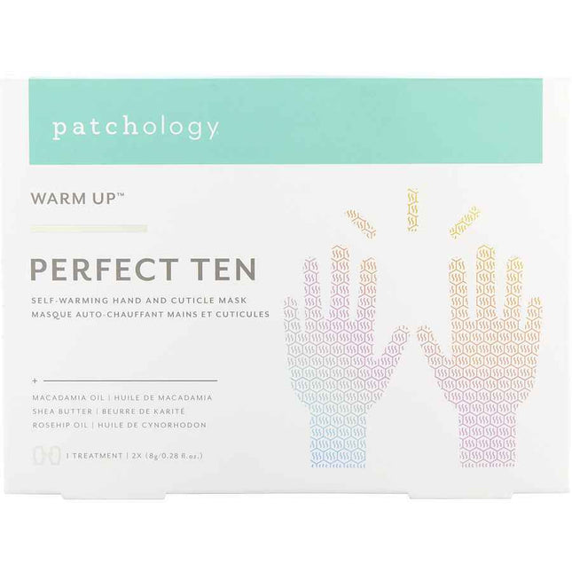 Patchology Warm Up Perfect Ten Self-Warming Hand & Cuticle Mask (1 Treatment) 2x8g/0.28oz