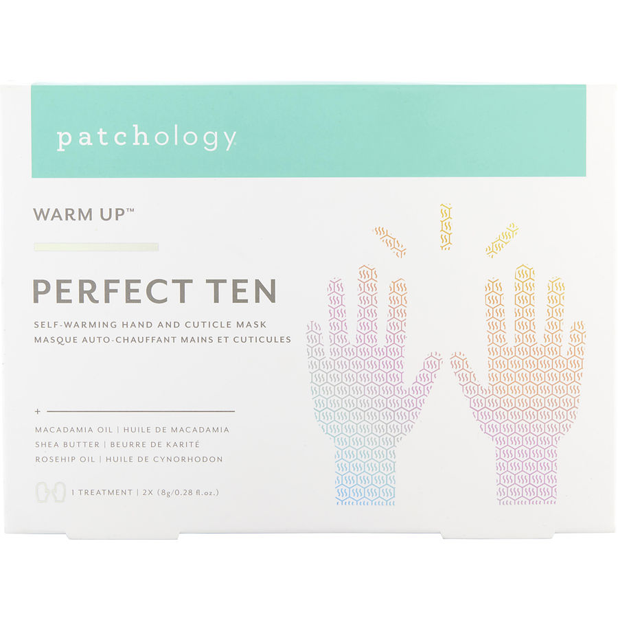 Patchology Warm Up Perfect Ten Self-Warming Hand & Cuticle Mask (1 Treatment) 2x8g/0.28oz
