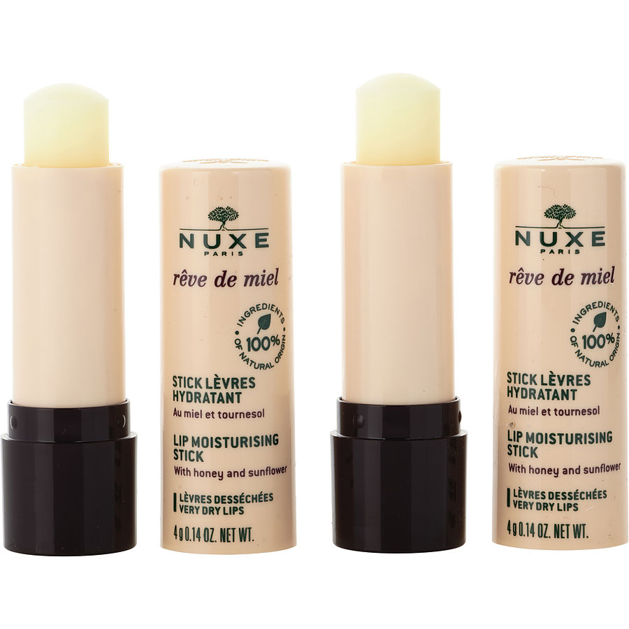 Nuxe Reve De Miel Lip Moisturizing Stick Duo --2 X 4g/4ml