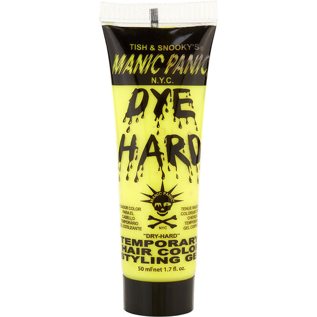 Dye Hard Temporary Hair Color Styling Gel - # Electric Banana 1.6 Oz Manic Panic