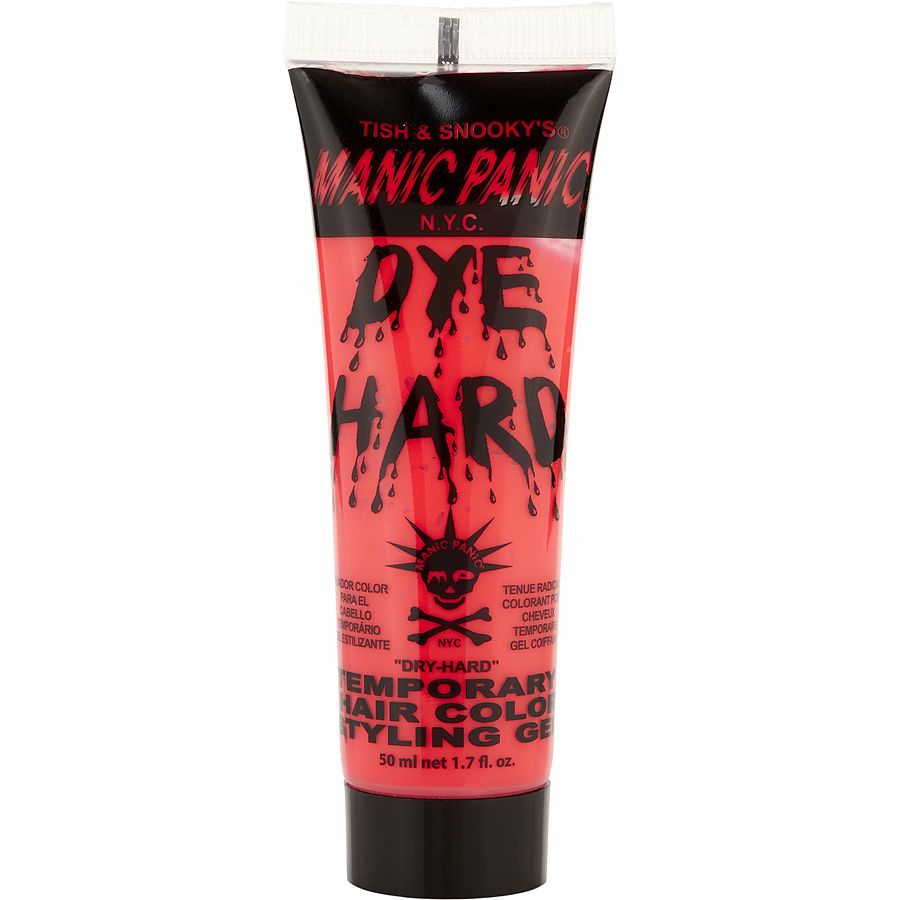 Dye Hard Temporary Hair Color Styling Gel - # Electric Flamingo 1.6 Oz Manic Panic