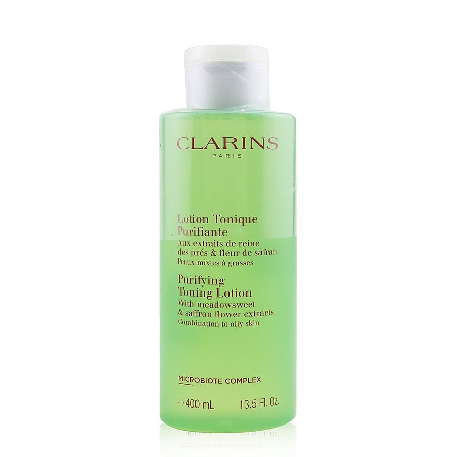 Purifying Toning Lotion With Meadowsweet & Saffron Flower Extracts - Combination To Oily Skin  --400ml/13.5oz Clarins