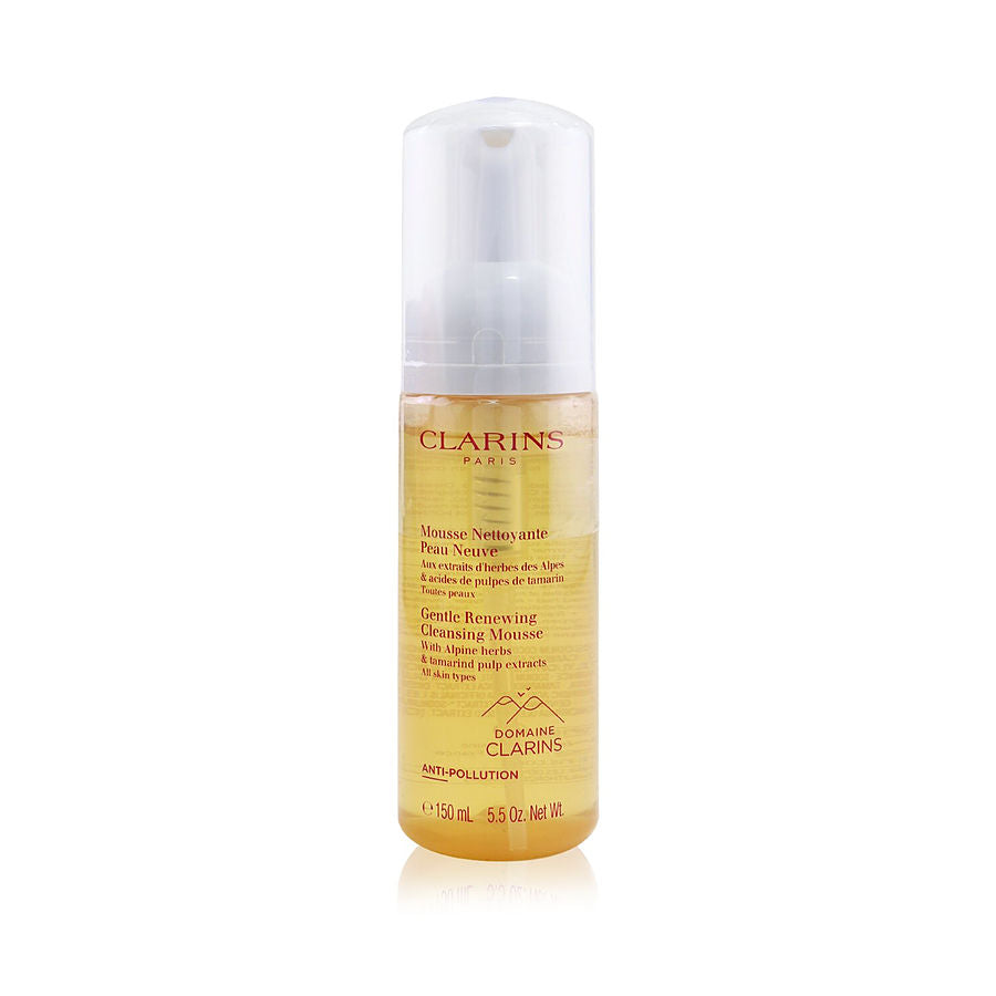 Gentle Renewing Cleansing Mousse With Alpine Herbs & Tamarind Pulp Extracts All Skin Types --150ml/5.5oz Clarins