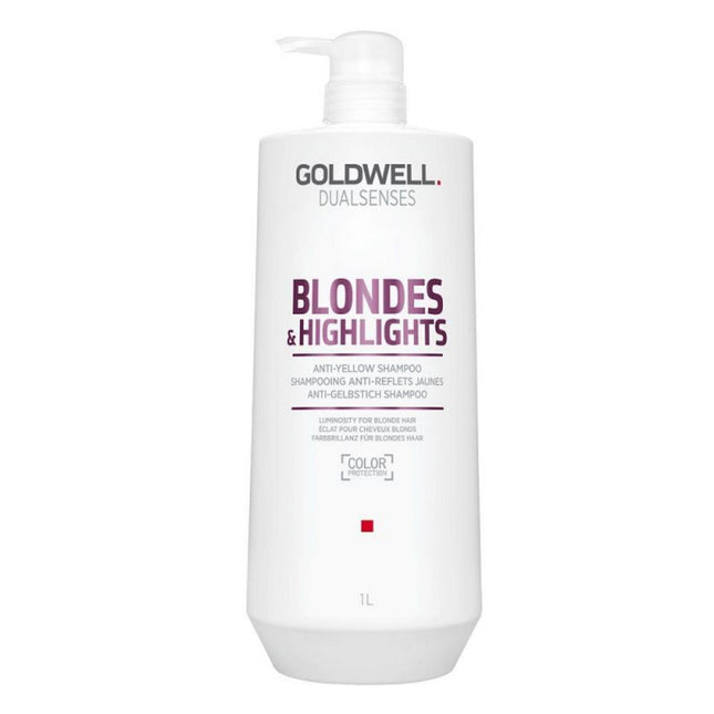Goldwell Dualsenses Blondes & Highlights Shampoo 1000ml, 1000 ml for Women