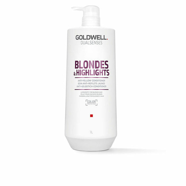 Goldwell Dualsenses Blonde & Highlights Anti-Yellow Conditioner 1000ml, 1000 ml for Unisex
