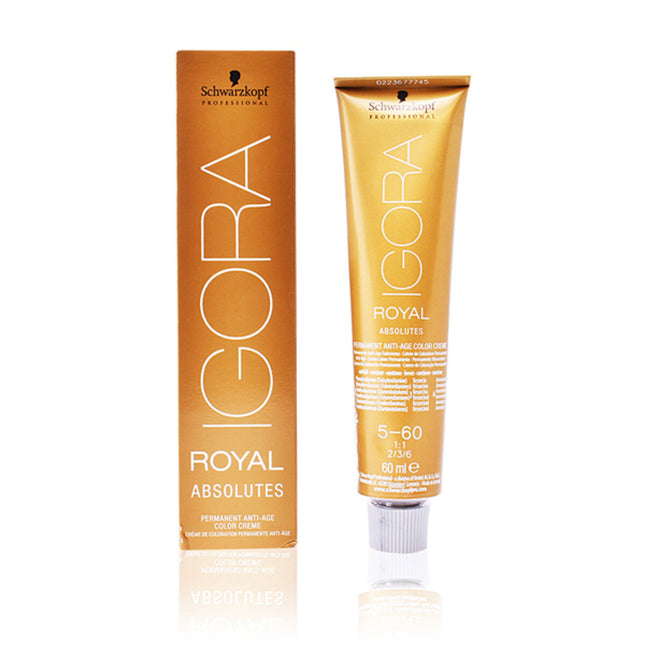 Schwarzkopf Igora Royal Absolutes Anti-Age Permanent Color Creme 60ml - 5-60, 60 ml for Unisex