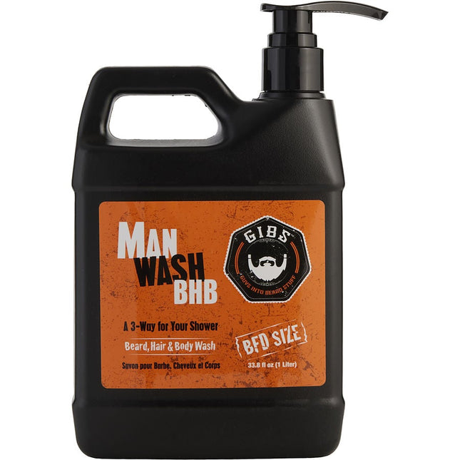 Gibs Grooming Man Wash Bhb (Beard, Hair, And Body) 33.8 oz