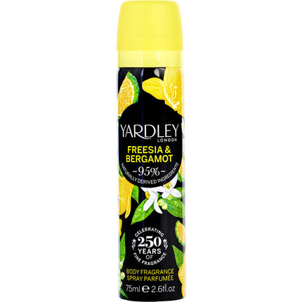 Yardley Freesia & Bergamot By Yardley Body Spray 2.5 Oz