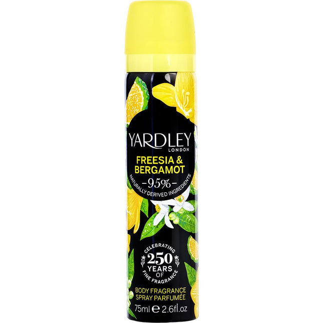 Yardley Freesia & Bergamot By Yardley Body Spray 2.5 Oz Yardley