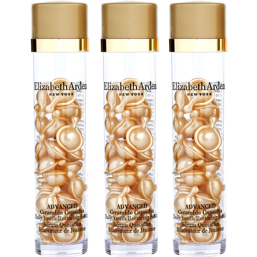 Elizabeth Arden Ceramide Advanced Replenish & Restore Youth Restoring Serum Capsules Trio --3x30ct