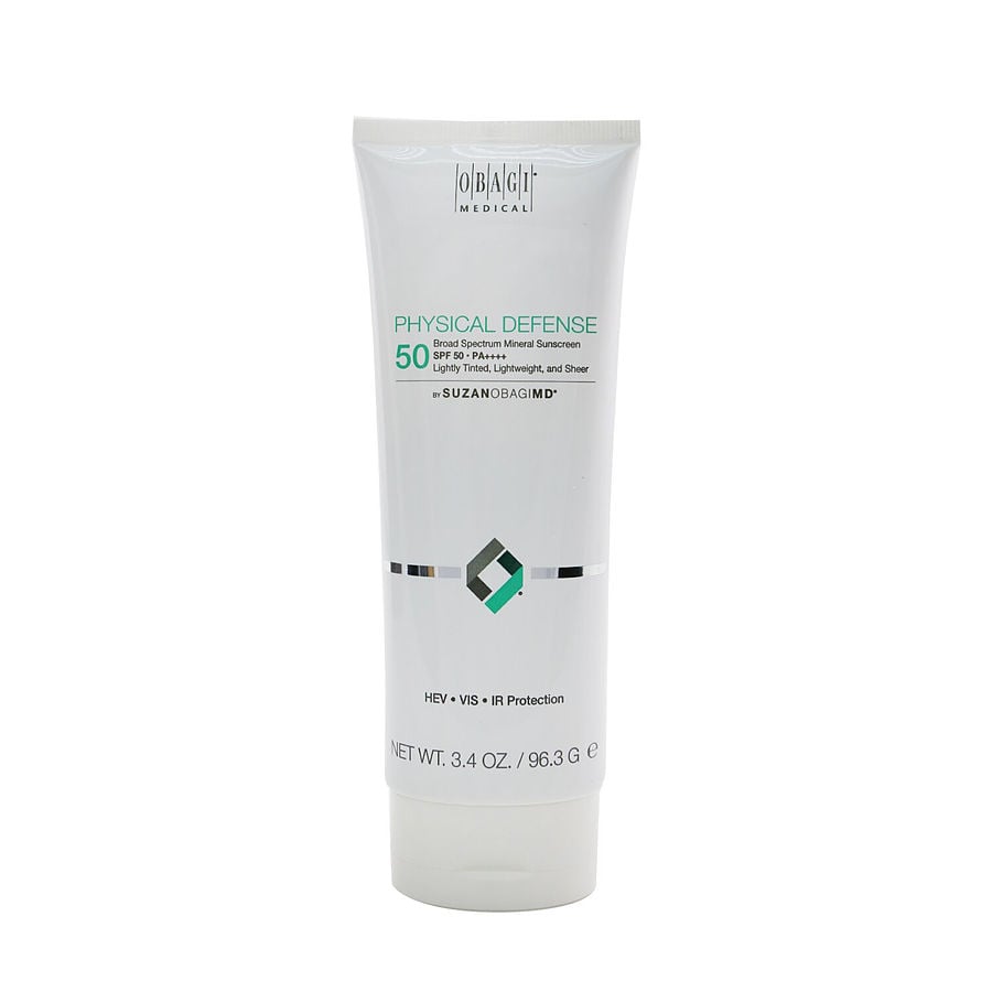Obagi Suzanobagimd Physical Defense Broad Spectrum Mineral Sunscreen Spf 50 Pa+++ (Lightly Tinted, Lightweight, & Sheer) 96.3g/3.4oz