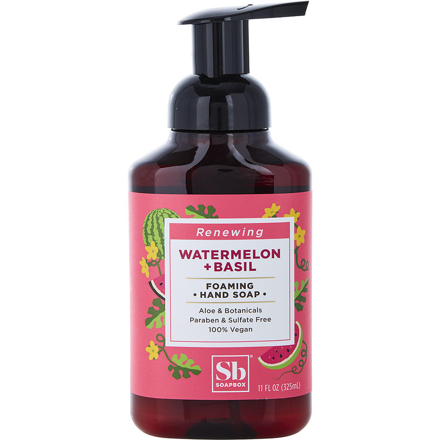 Soapbox Watermelon & Basil Foaming Hand Soap 325ml/11oz