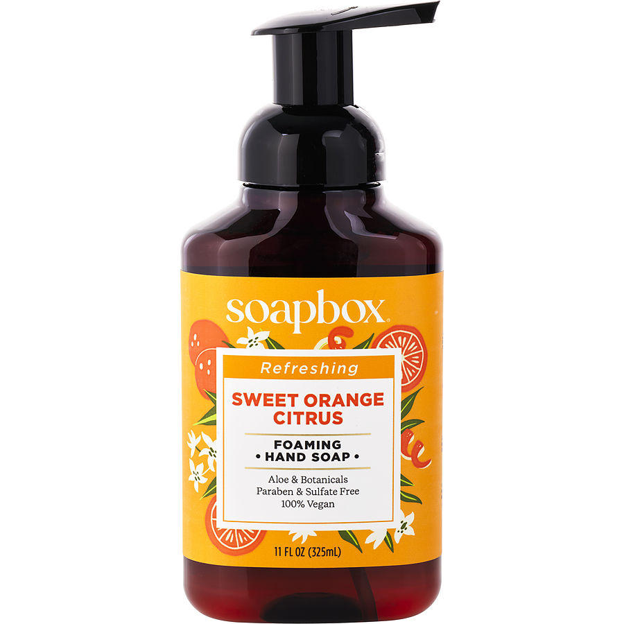 Soapbox Orange Zest & Fennel Foaming Hand Soap 325ml/11oz