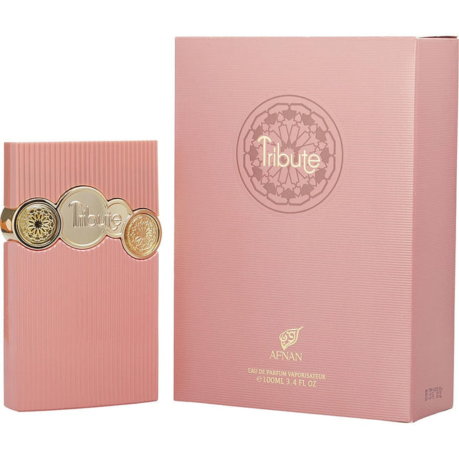Afnan Tribute Pink By Afnan Perfumes Eau De Parfum Spray 3.4 Oz (luxury Collection)