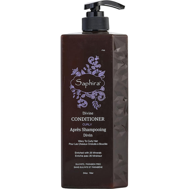 Divine Conditioner Curly 34 Oz Saphira
