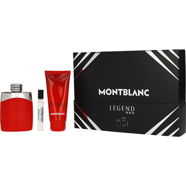 Mont Blanc Gift Set Mont Blanc Legend Red By Mont Blanc