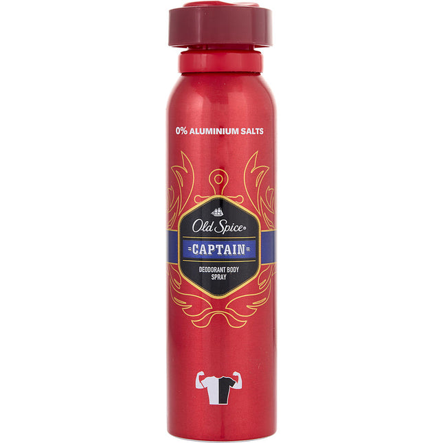 Old Spice Captain By Shulton Deodorant Spray 5 Oz Shulton