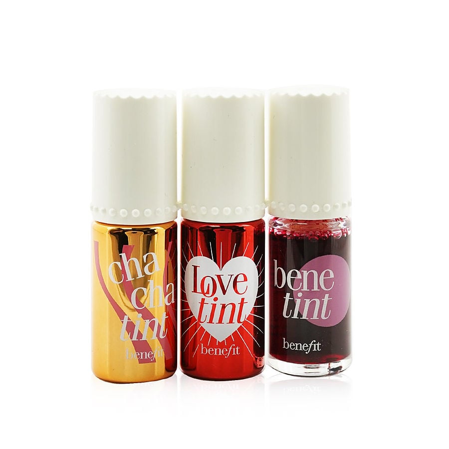 Benefit Lip Tints To Love Set (1x Chachatint 6ml + 1x Lovetint 6ml +1x Benetint 6ml) 6ml/0.2oz