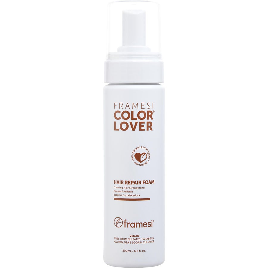 Color Lover Hair Repair Foam Foaming Hair Straightener 7.1 Oz Framesi