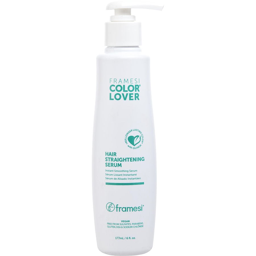 Framesi Color Lover Hair Straightening Cream Instant Smoothing Serum 6 oz